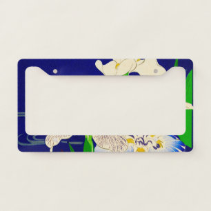 Japanese Irises License Plate Frame