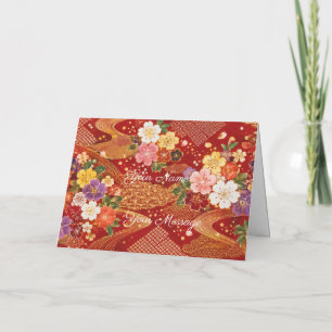 Japanese Jizo Happiness Card Positive Wishes