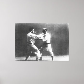 Japanese Judoka Jigoro Kano Kyuzo Mifue Judo Canvas Print