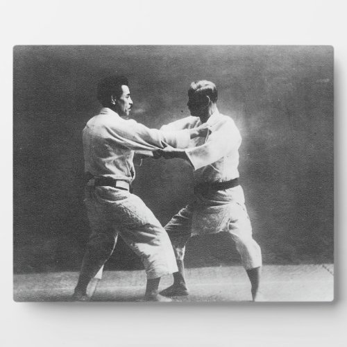 Japanese Judoka Jigoro Kano Kyuzo Mifue Judo Plaque