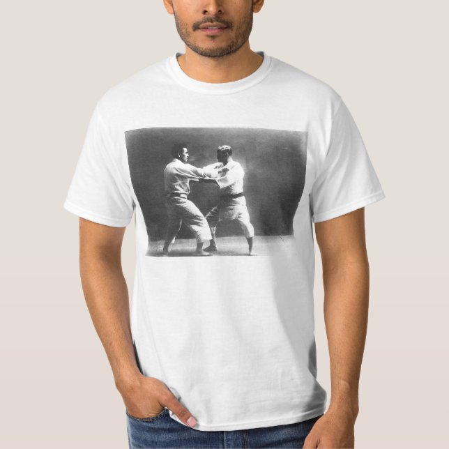 Japanese Judoka Jigoro Kano Kyuzo Mifue Judo T-Shirt (Front)