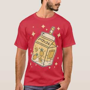 Japanese juice Pineapple Drink Kawaii Manga Anime  T-Shirt