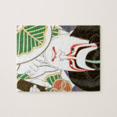 Japanese Kabuki Actor Art by Natori Shunsen 名取春仙 Jigsaw Puzzle (Horizontal)