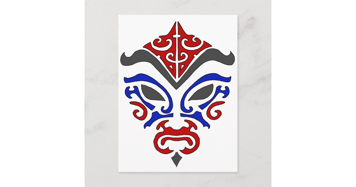 kabuki face paint patterns