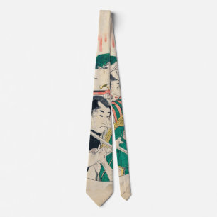 Japanese Kabuki Theater Tie