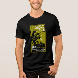 Japanese Kaiju Art Tri-Blend Shirt