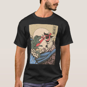 Japanese Kaiju Fighting Style Cat vs Monster from T-Shirt