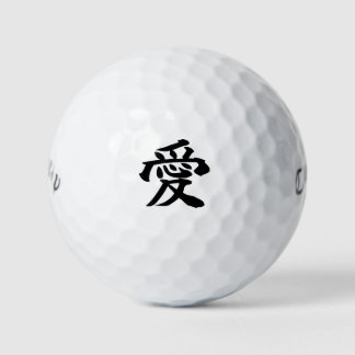 Japanese KANJI "AI" Golf ball