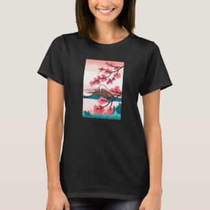 Japanese Kanji Cherry Blossom Tokio Japan Nature J T-Shirt