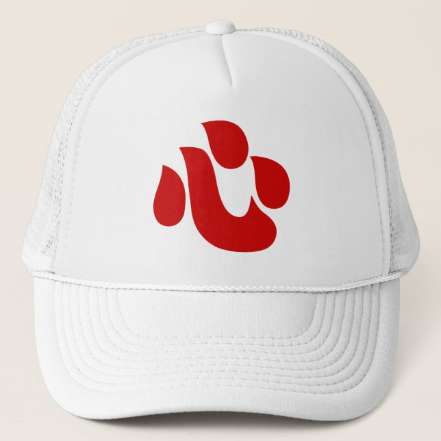 Japanese Kanji Heart 【Shin/Kokoro】 心 Trucker Hat (Front)