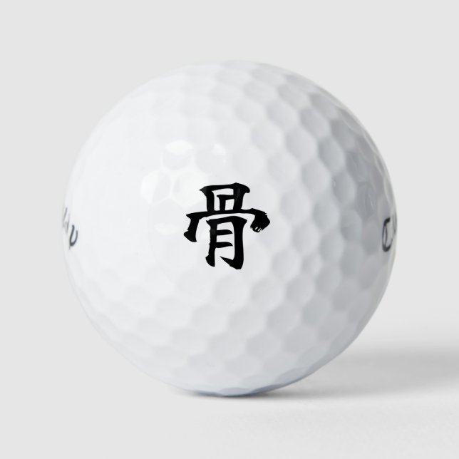 Japanese KANJI "HONE" Golf ball (Front)
