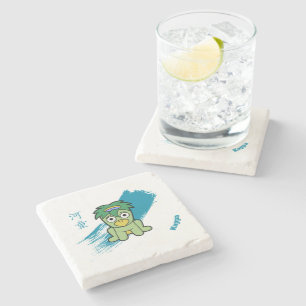 Japanese Kappa Yokai Stone Coaster