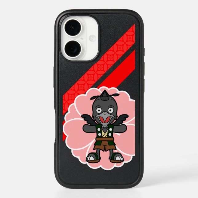 Japanese Karasu Tengu Yokai Otterbox iPhone Case (Back)