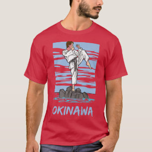 Japanese Karate Fighter Form Okinawa Japan T-Shirt