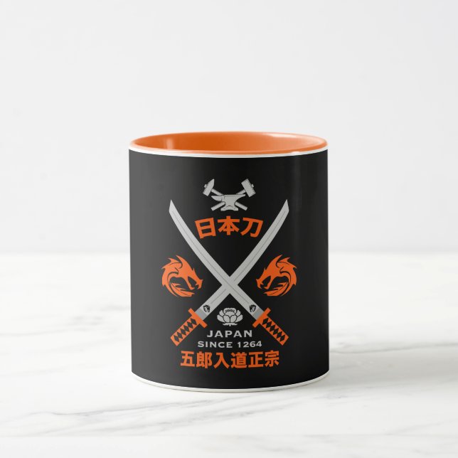 Japanese Katana Sword Mug (Center)