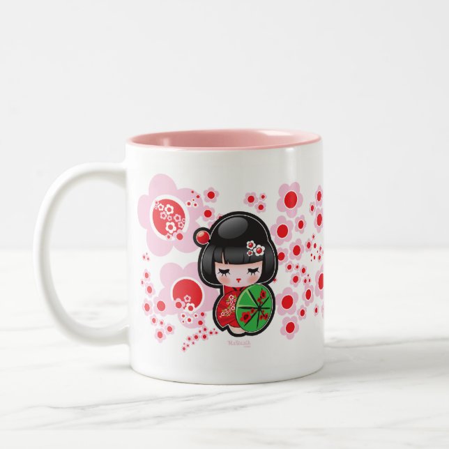 Japanese Kawaii Doll Mug (Left)