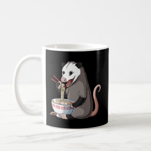 Japanese Kawaii Ramen Opossum Coffee Mug