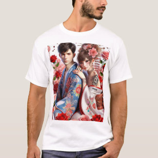 Japanese Kimono Anime Creators T-Shirt