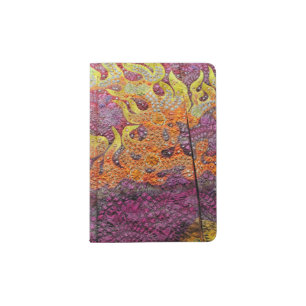 Japanese kimono (detail) passport holder