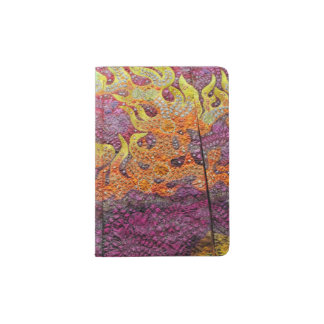 Japanese kimono (detail) passport holder