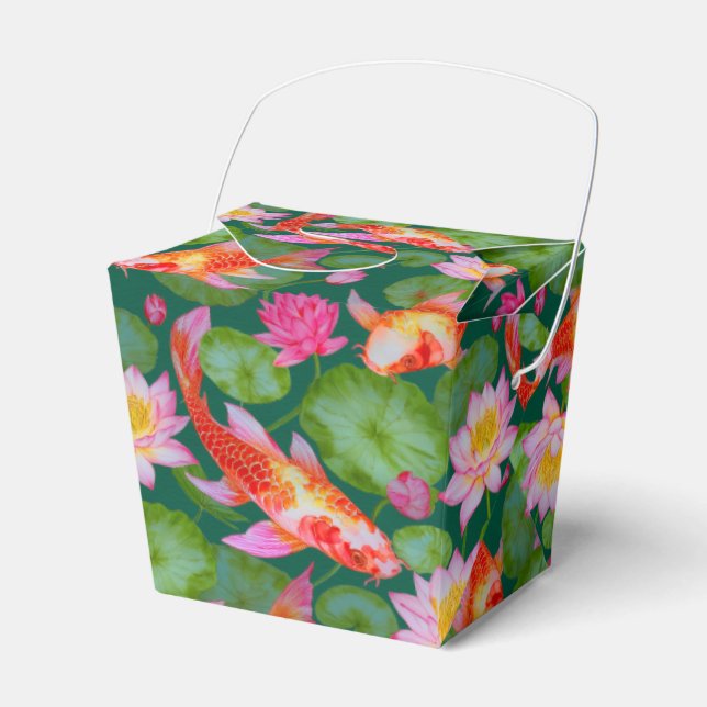 Japanese Kimono Fabric styled Favor box (Front Side)
