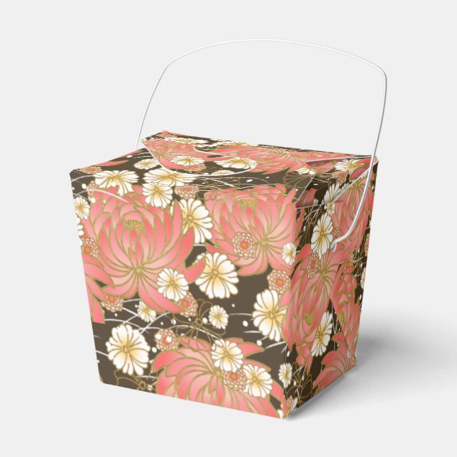 Japanese Kimono Fabric styled Favor box (Front Side)