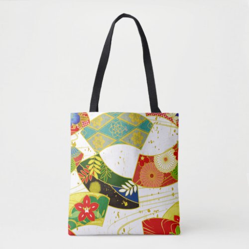 Japanese Kimono Fabric styled tote