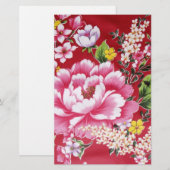 Japanese Kimono Flowers (Front/Back)