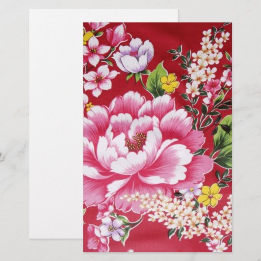 Japanese Kimono Flowers (Front/Back)