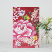 Japanese Kimono Flowers (Standing Front)