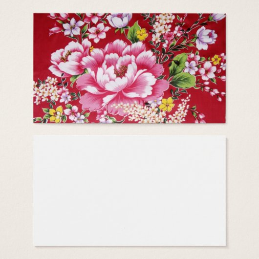 Japanese Kimono Flowers (Front & Back)