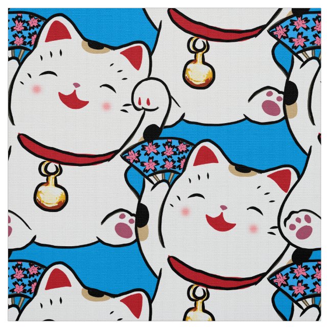 Japanese Kimono pattern fabric (Swatch)