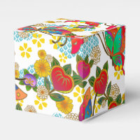 Japanese kimono pattern favor box