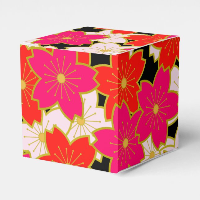 Japanese Kimono pattern Gift Box (Front Side)