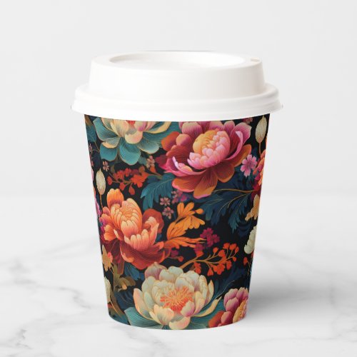 Japanese Kimono pattern Paper Cups