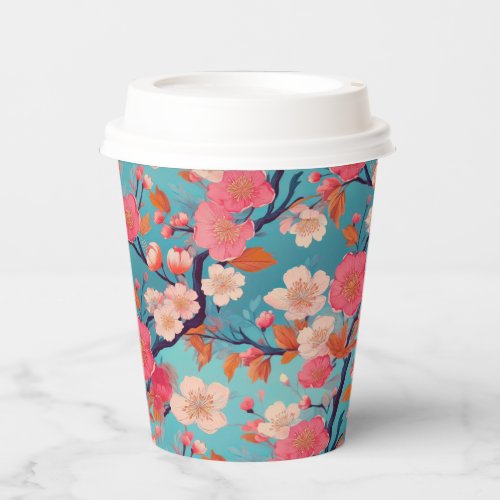 Japanese Kimono pattern Paper Cups