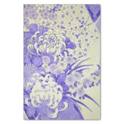 Japanese KIMONO Textile Chrysanthemum Tissue Paper