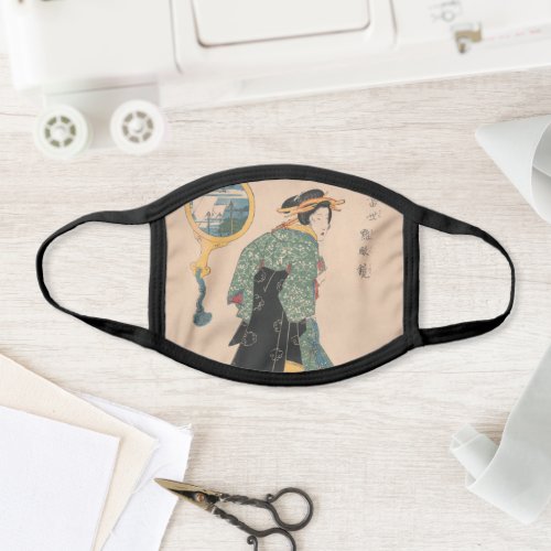 Japanese Kimono Woman Courtesan Artwork Face Mask