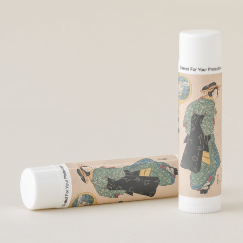 Japanese Kimono Woman Courtesan Artwork Lip Balm