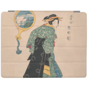 Japanese Kimono Woman: Ukiyo-e Woodblock Print iPad Smart Cover