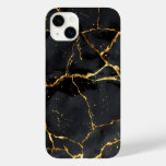 Japanese Kintsugi Black &amp; Gold Case-Mate iPhone 14 Plus Case
