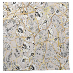 Japanese Kintsugi. Cloth Napkin