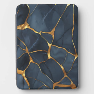 Japanese Kintsugi Dark Blue Kindle Cover