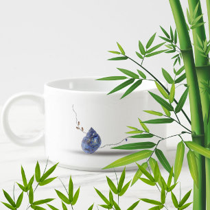 Japanese Kintsugi poem fine art coastal dinnerware Bowl