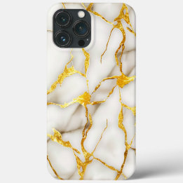 Japanese Kintsugi White Gold iPhone 13 Pro Max Case