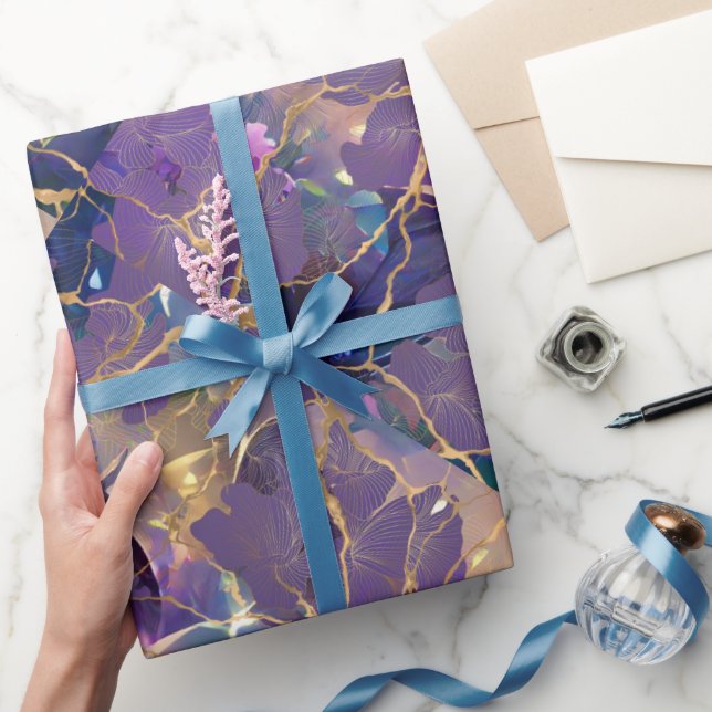 Japanese Kintsugi.  Wrapping Paper (Gifting)