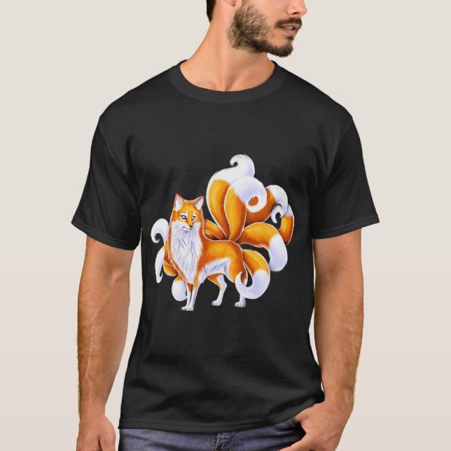 Japanese Kitsune Fox T-Shirt (Front)