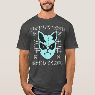 Japanese Kitsune Girl Anime Character  Japan Aesth T-Shirt