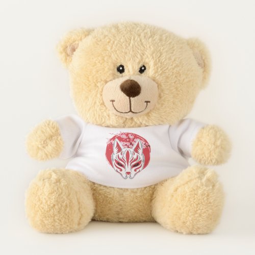 Japanese Kitsune Mask Fox Teddy Bear