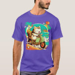 Japanese kitty cruisin in Kona T-Shirt